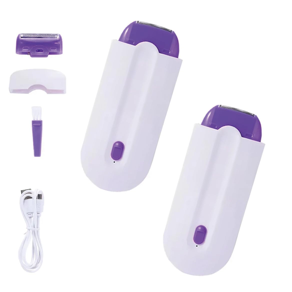 Palanyx Painless Hair Remover for Women - IPL Laser Hair Removal Device with Blue Light Technology for Body & Bikini Area (2 Pack) | At-Home Hair Removal Solution for Smooth Skin