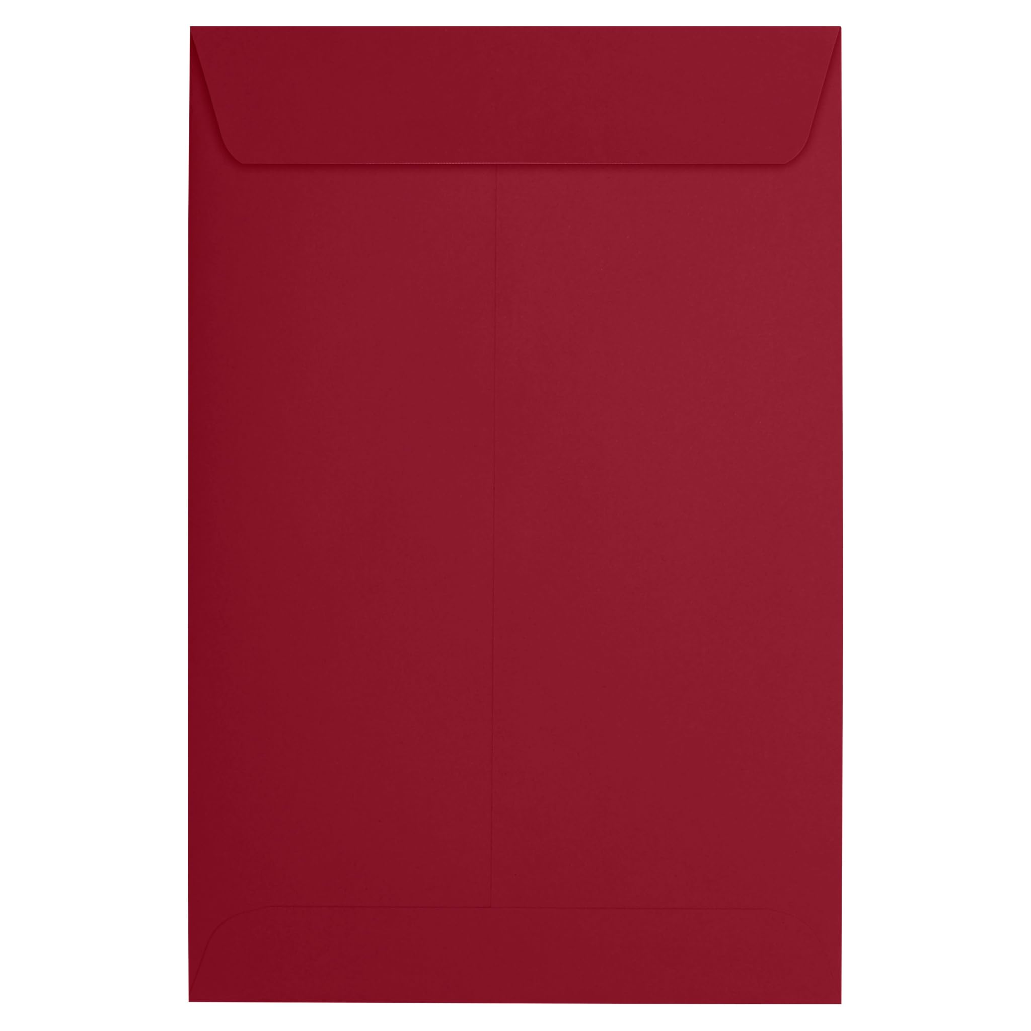 Premium LUXPaper 6x9 Open End Envelopes - Self-Sealing Peel & Press Design, Garnet Red, 80lb Text Weight (Pack of 1000) for Business Mailing, Wedding Invitations & Office Correspondence