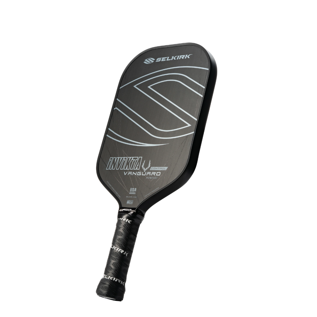 Selkirk Vanguard Control Invikta Pickleball Paddle - Raw Carbon Fiber for Enhanced Spin & Control | Perfect for Competitive Play & Outdoor Pickleball Games