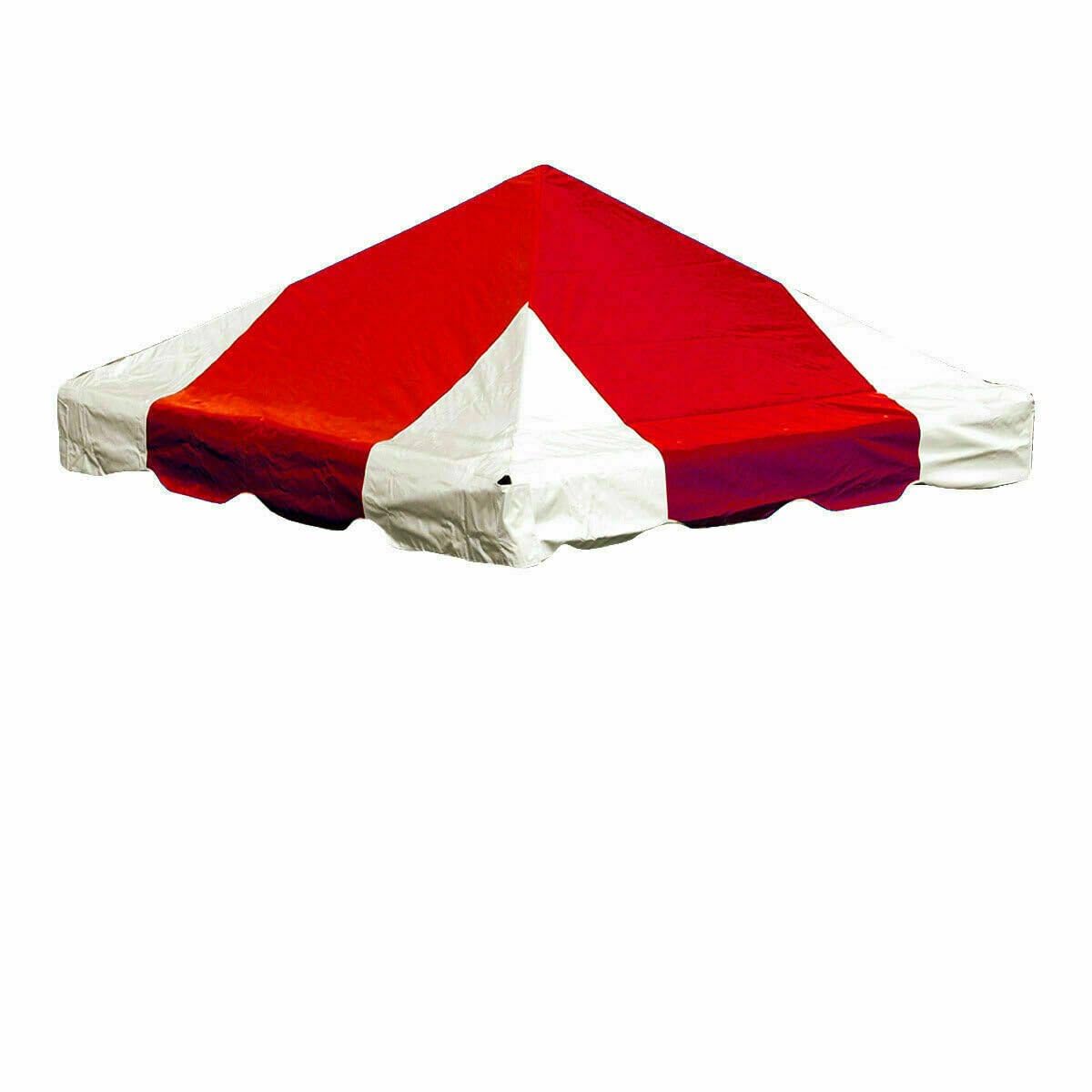 10' x 10' Replacement PVC Vinyl Tent Top - Red | Waterproof & UV Resistant Heavy Duty Canopy Cover | Compatible with Weekender West Coast Frame Tent | Perfect for Outdoor Parties, Camping & Events