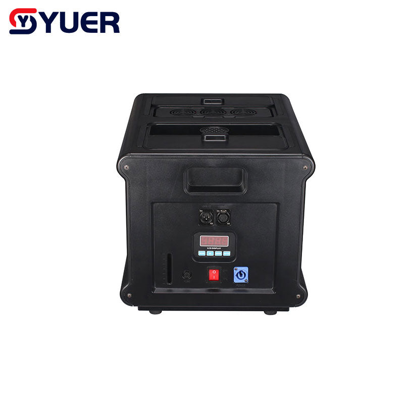YUER™ 660W Professional Fog Machine - Double Nozzle Mist Maker for Wedding, Bar, Stage & Halloween Party Effects - Dry Ice Smoke Machine for DJ Events, Concerts & Theater Productions