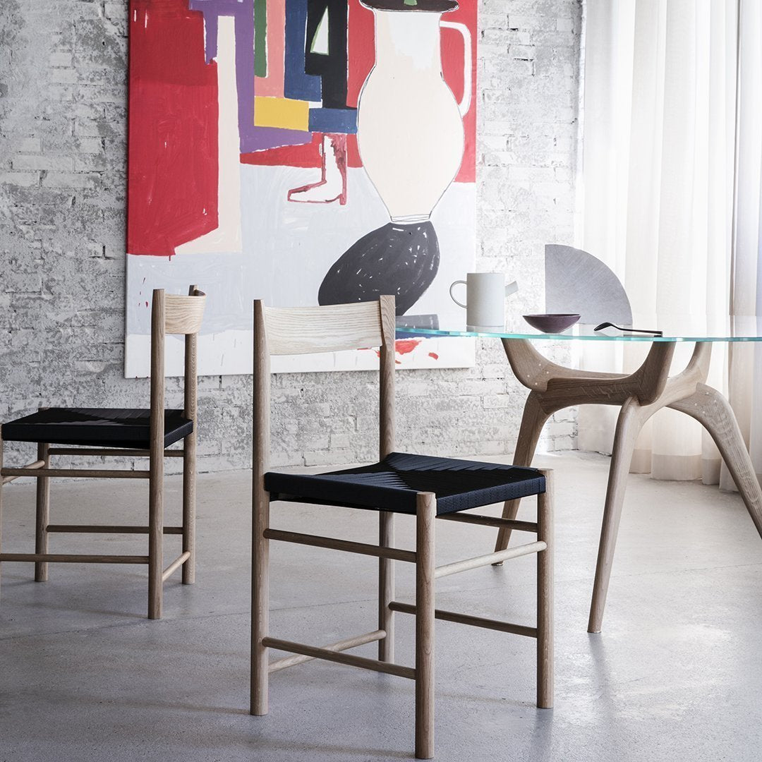 Rasmus Baekkell FEX F Dining Chair - Modern Scandinavian Design for Home & Restaurant Use