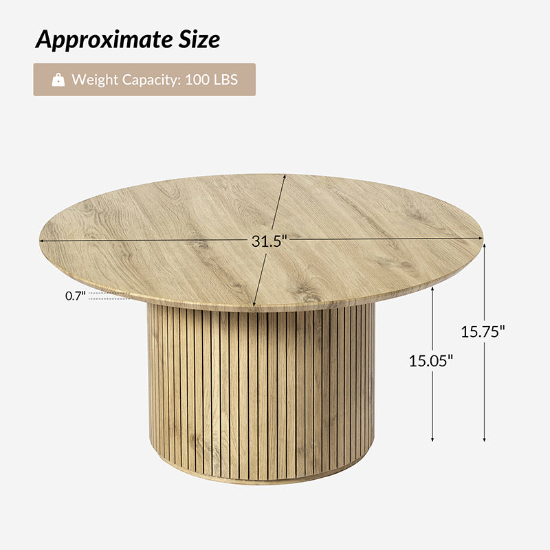 Modern Nesting Coffee Table Set - 2-Piece or 3-Piece Optional - Space-Saving Living Room Furniture for Small Spaces, Apartments & Home Decor