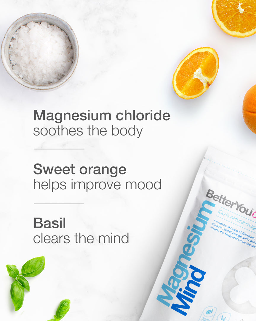 BetterYou Magnesium Flakes 750g - Pure Epsom Salt for Relaxation, Muscle Recovery & Stress Relief - Perfect for Bath Soaks, Foot Soaks & Skincare