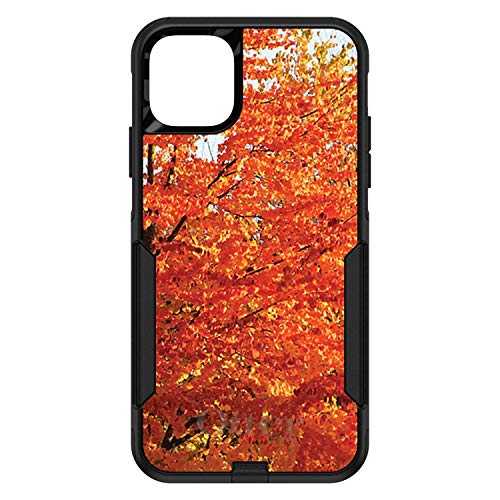 Orange Autumn Leaves On Black Case