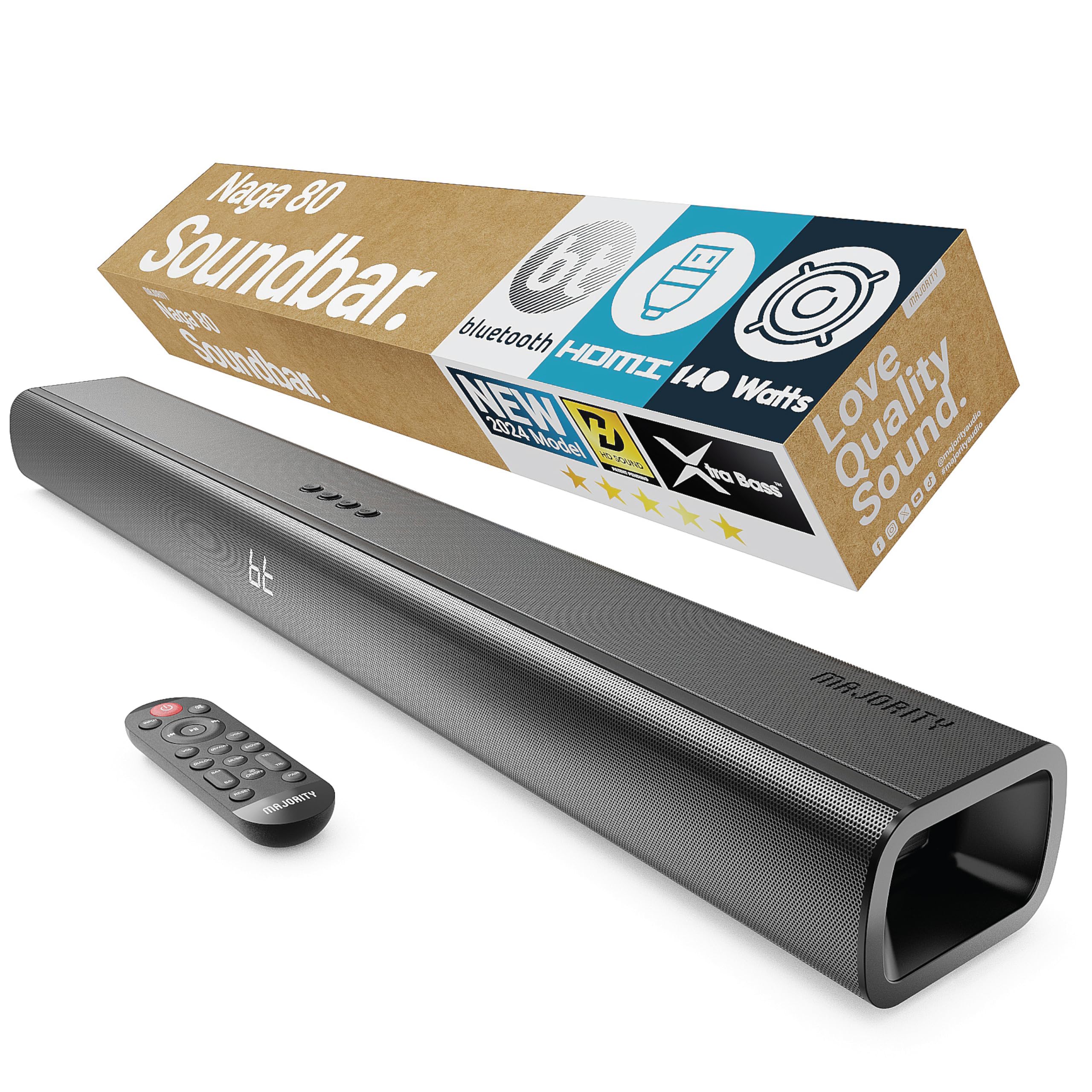 Majority 140W Bluetooth Sound Bar for Smart TV | 31