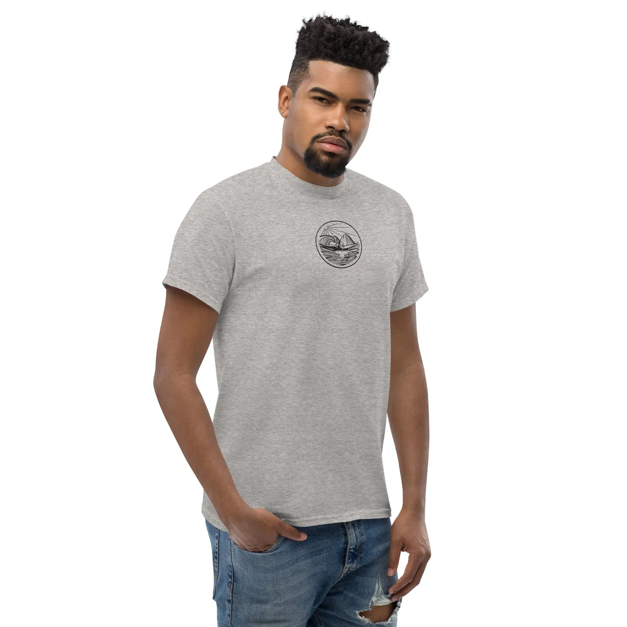 Designer Mountain Swimmer Graphic T-Shirt - Unisex Casual Tee for Men & Women | Perfect for Outdoor Adventures, Beach Trips, and Streetwear Fashion