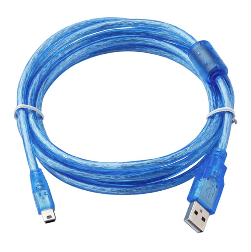 WeBert USB-Q-Mini Q-Series PLC Programming Cable - Blue Download Cable for PLC Programming | Perfect for Industrial Automation & Control Systems