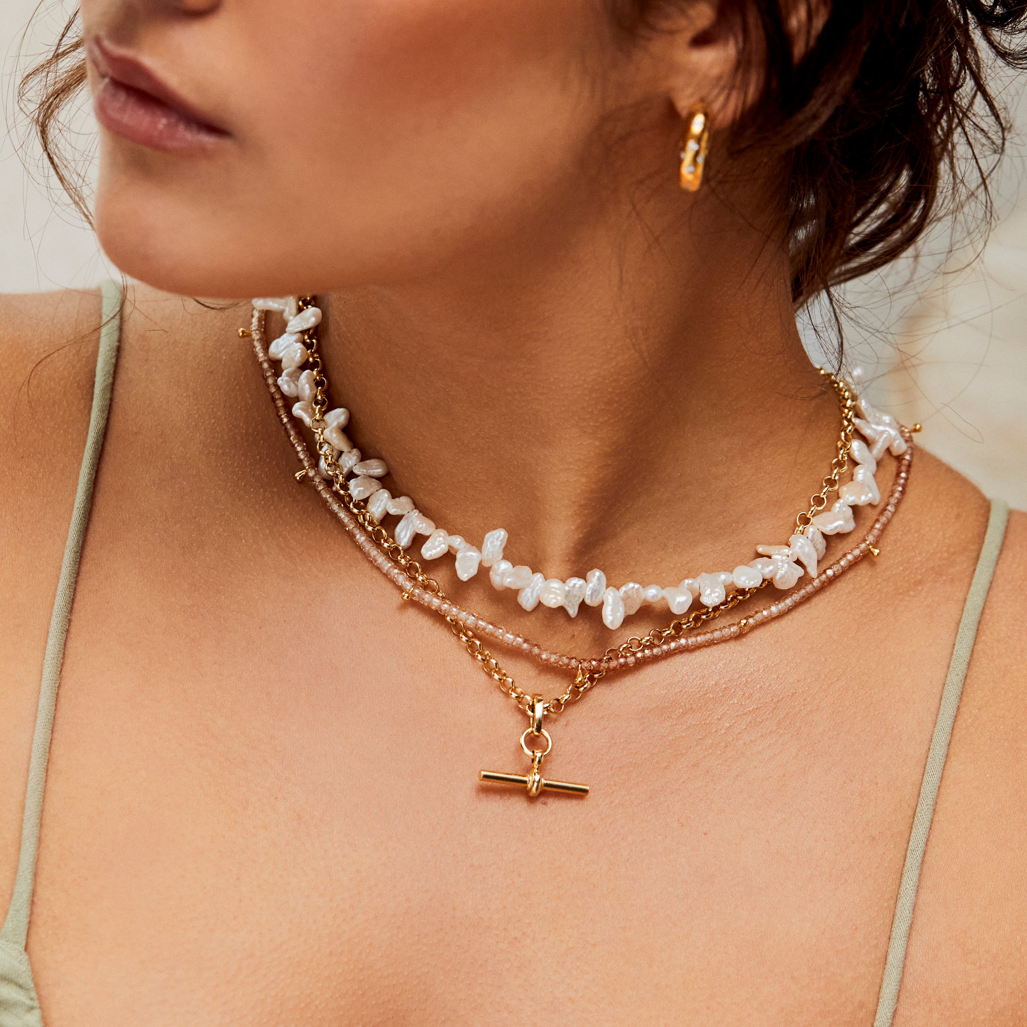 Freshwater Pearl Necklace for Women - Elegant & Timeless Jewelry Gift for Wedding, Anniversary & Special Occasions