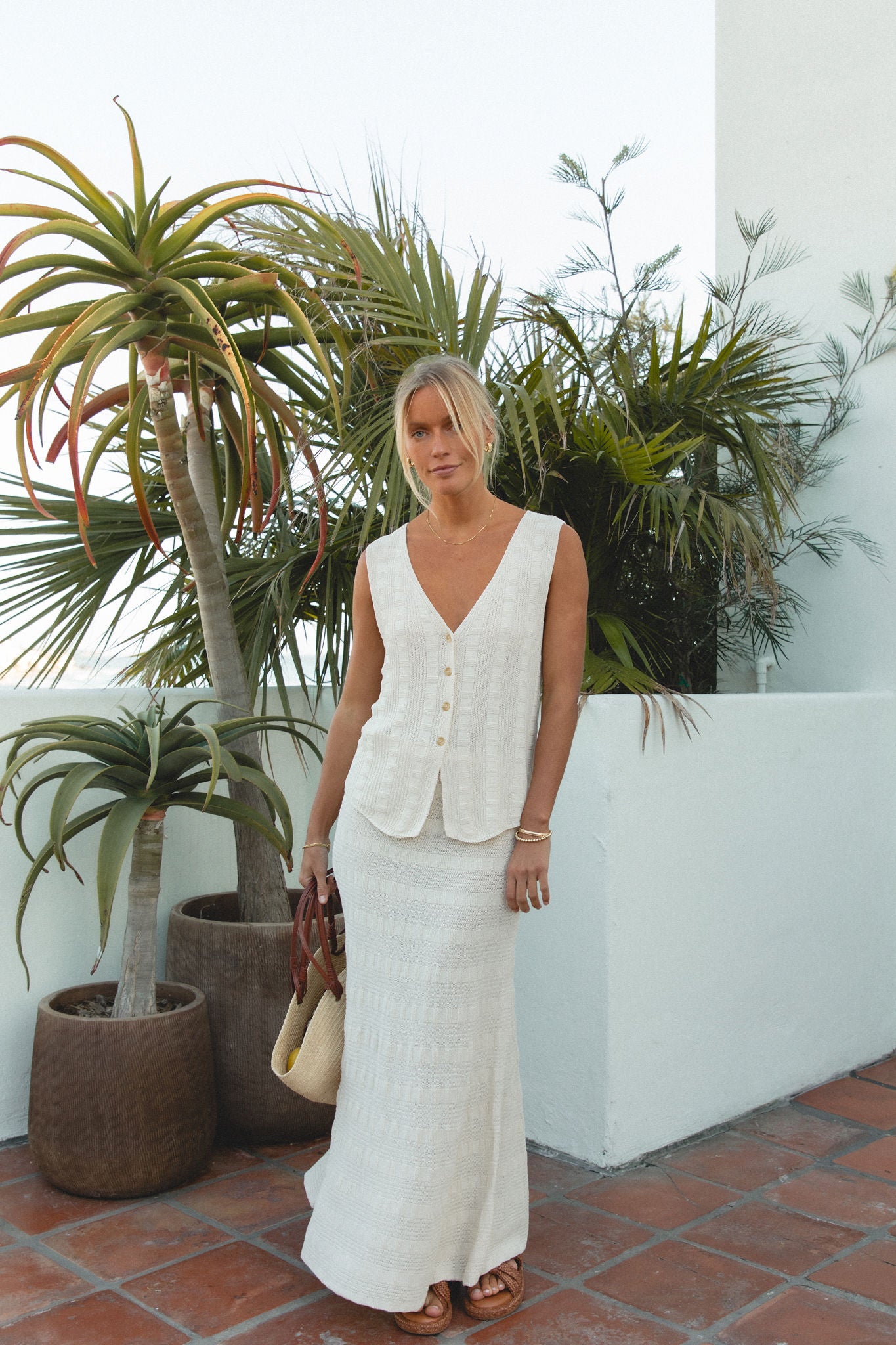 Solstice Maxi Skirt for Women - Flowy Long Boho Skirt with Elastic Waist | Perfect for Beach, Vacation & Summer Outfits