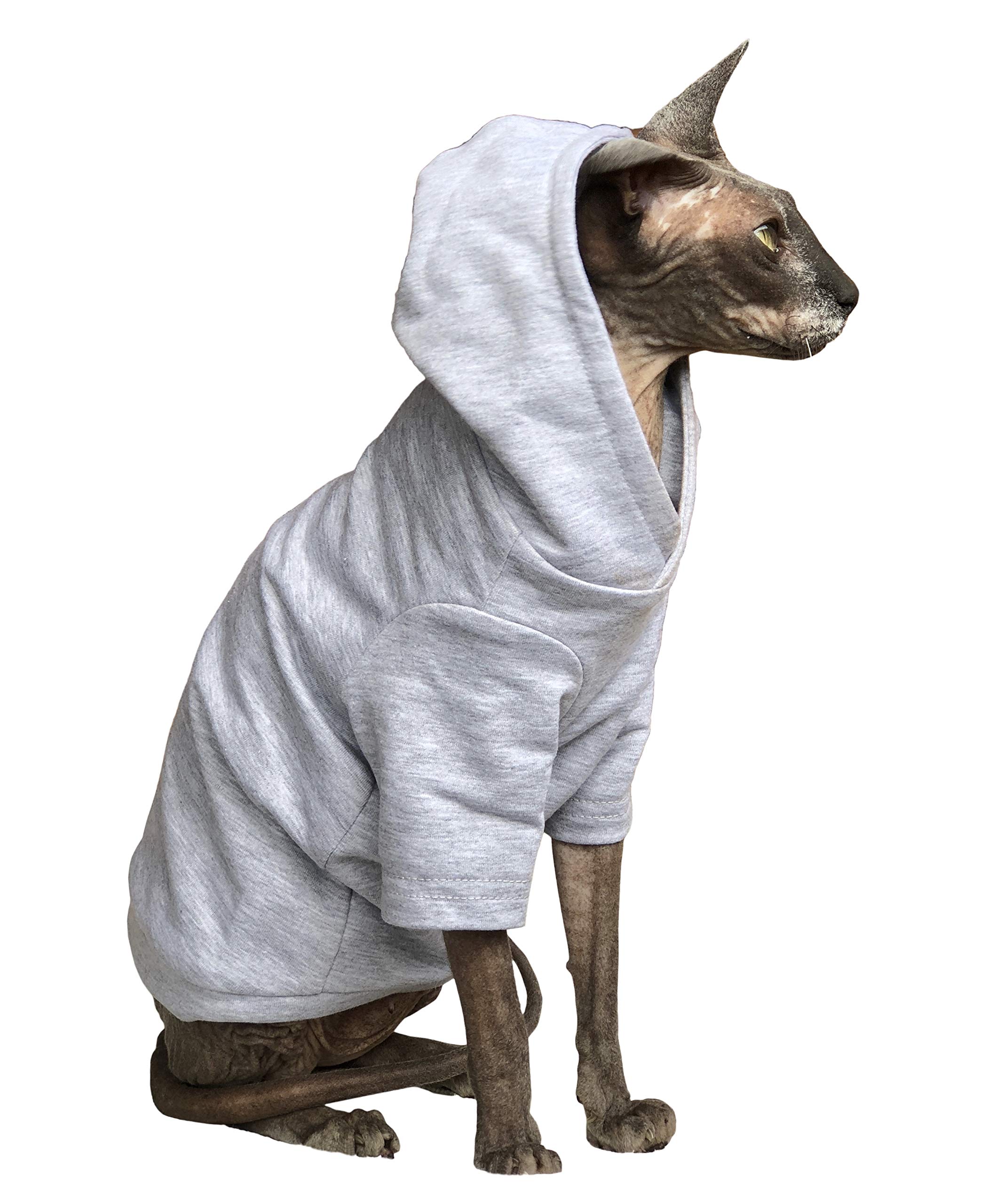 Cat Hoodie for Large Cats - Cozy & Stylish Pet Apparel for Indoor Comfort & Playtime