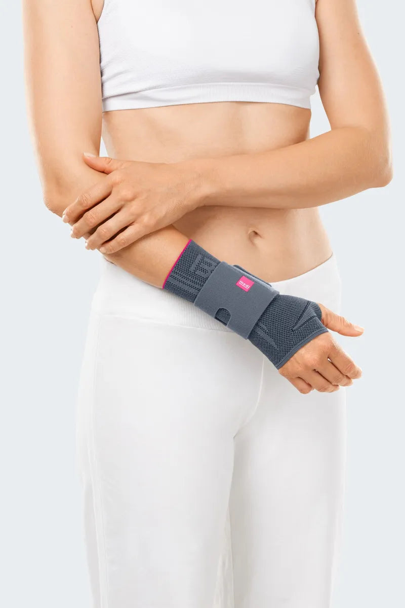 Medi Manumed Active Wrist Support Brace - Adjustable & Breathable for Carpal Tunnel Relief - Perfect for Typing, Gaming & Office Work