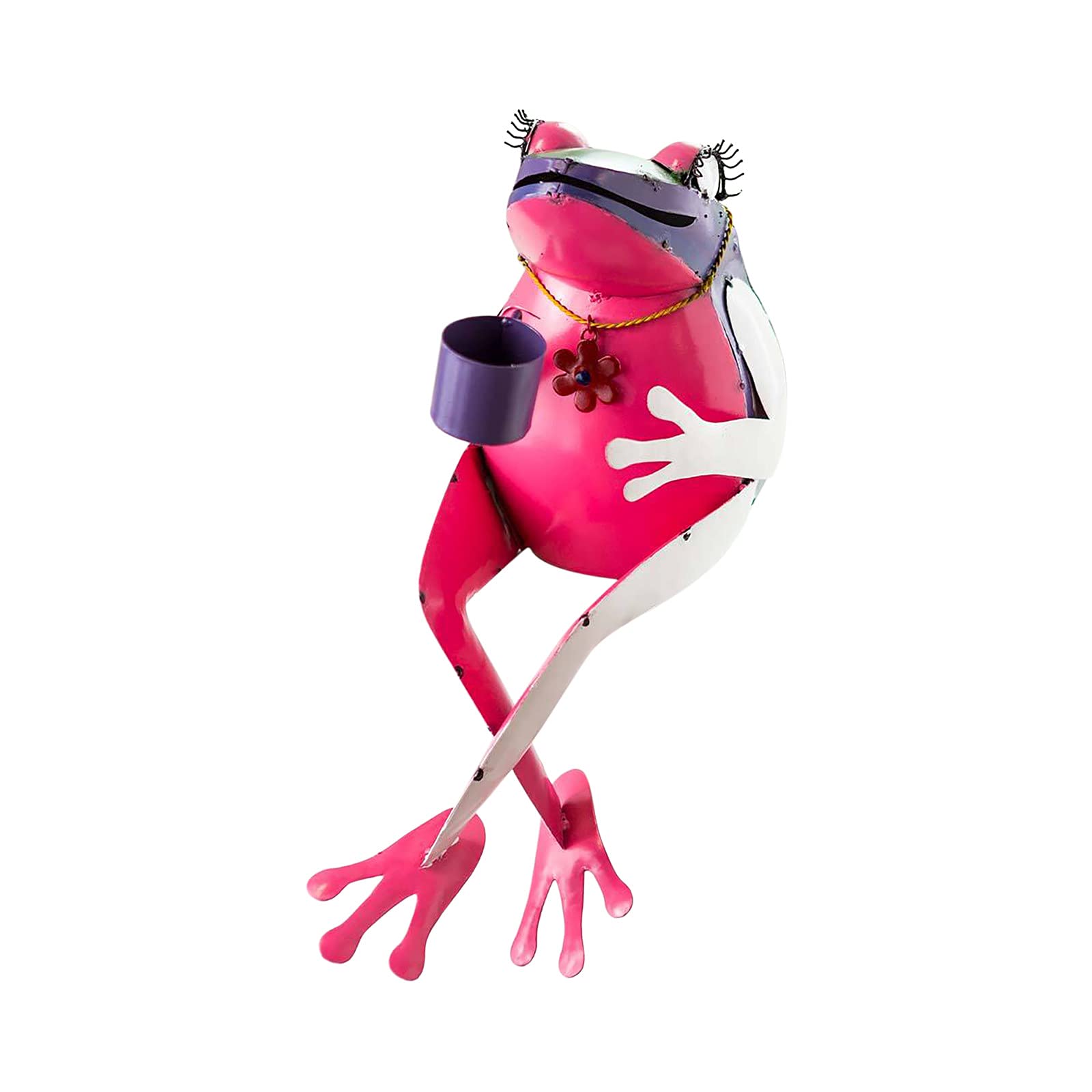 Cute Frog Iron Statue for Home & Garden Decor - Outdoor & Living Room