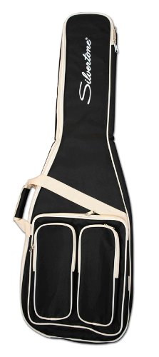 Electric Guitar Gig Bag (SCGB1BK) - Padded Protective Case for Acoustic & Electric Guitars - Perfect for Travel, Gigging & Storage
