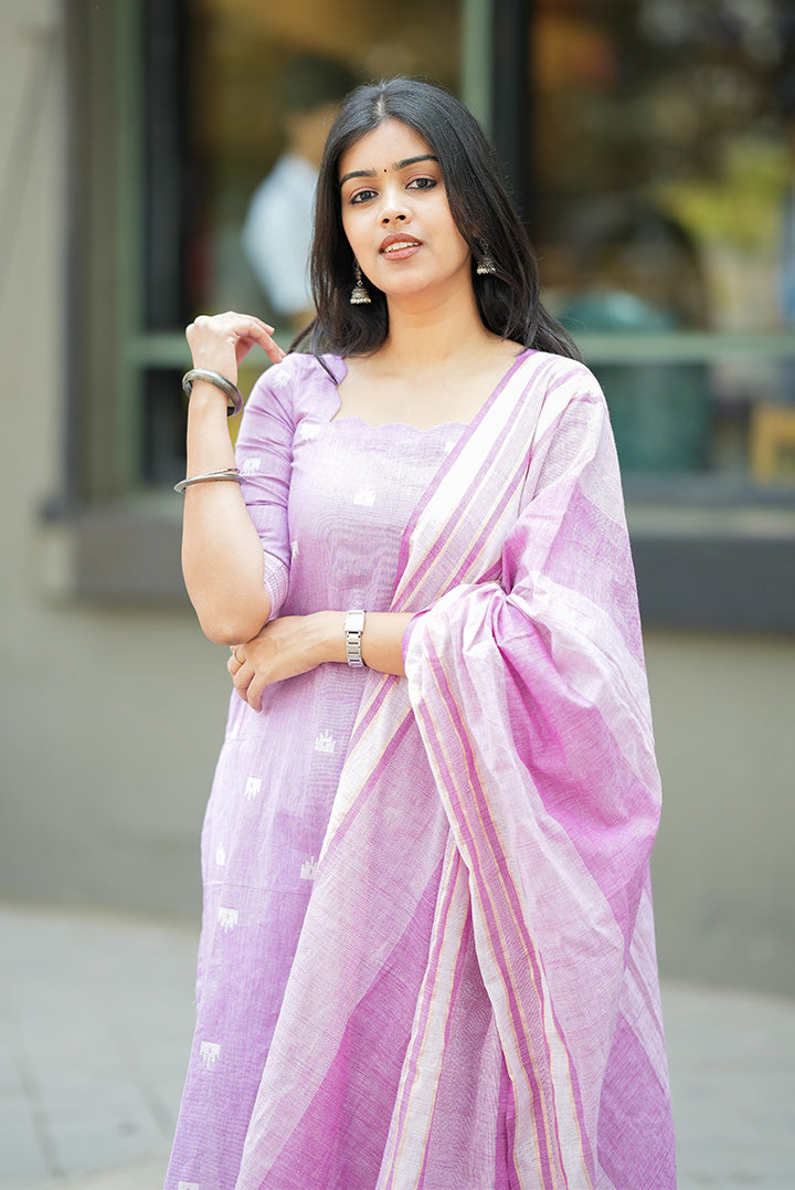 Ziva Luxury Handcrafted Cotton Kurti Set for Women | Handmade Indian Ethnic Dress | Perfect for Festivals, Weddings & Casual Wear | DD708