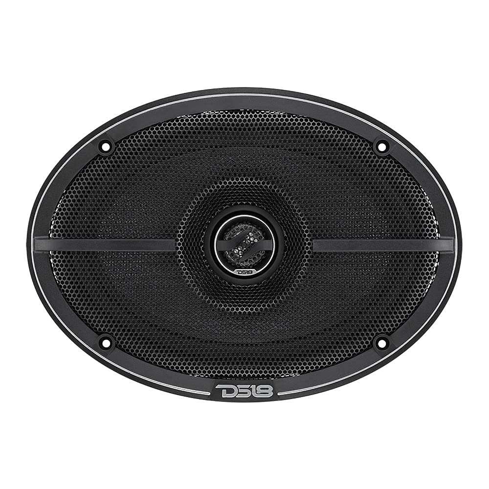 DS18 ZXI-694 6x9 Inch 360W 2-Way Car Audio Coaxial Speakers with Neodymium Tweeter & Kevlar Cone (4 Ohm, Pair of 2) - Premium Sound for Cars, Trucks & SUVs - Perfect for Road Trips, Commuting & Music Lovers