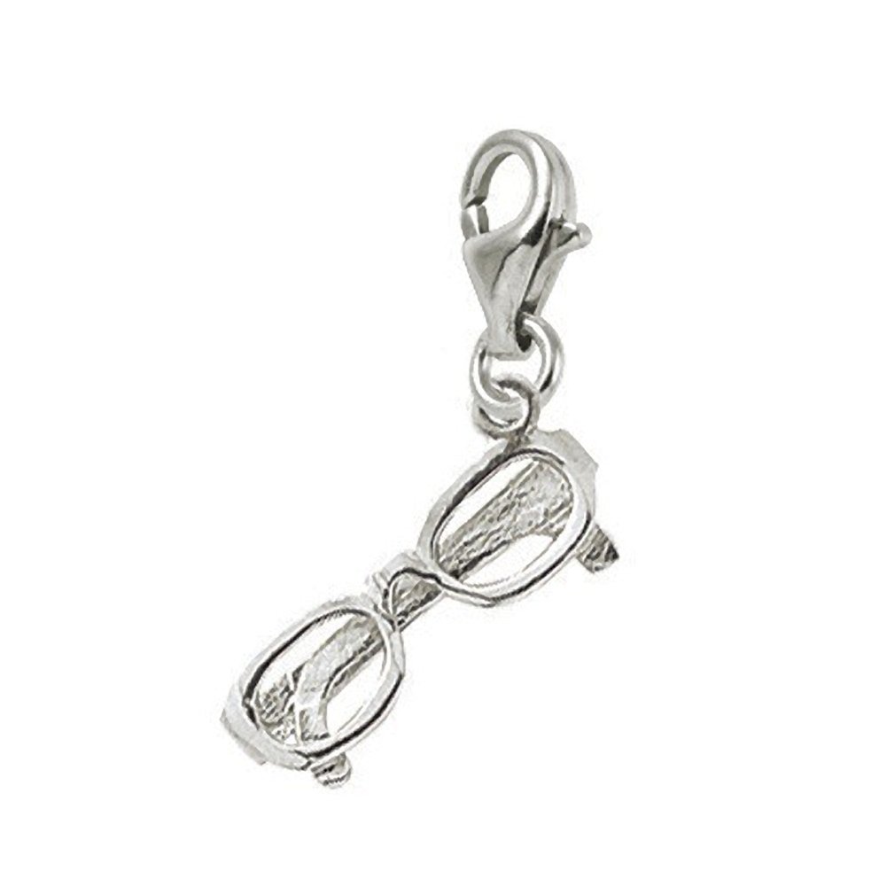 Stylish Glasses Charm with Lobster Claw Clasp - Dainty Jewelry Charms for Eyeglass Chains, Bracelets & Necklaces - Perfect for Accessorizing, Gifts & Everyday Wear