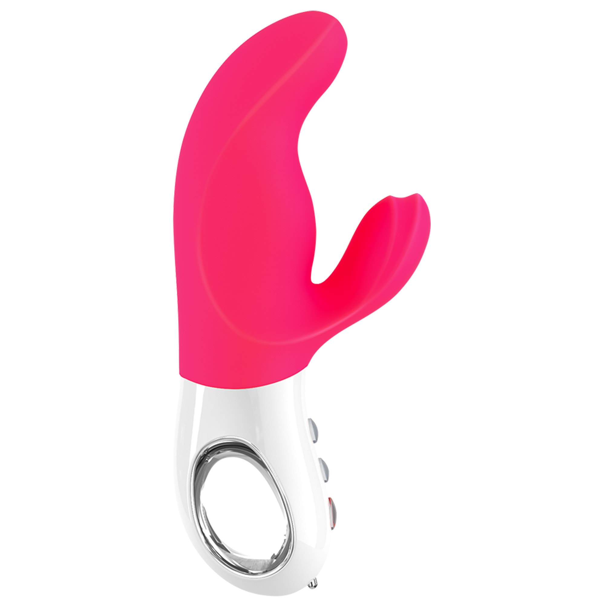 Premium Rechargeable Silicone Dildo Vibrator - FUN FACTORY G5 Series Luxury Adult Toy for Women & Men (Miss BI Pink) | Waterproof, Body-Safe & Powerful Vibrations | Perfect for Couples Play & Solo Pleasure