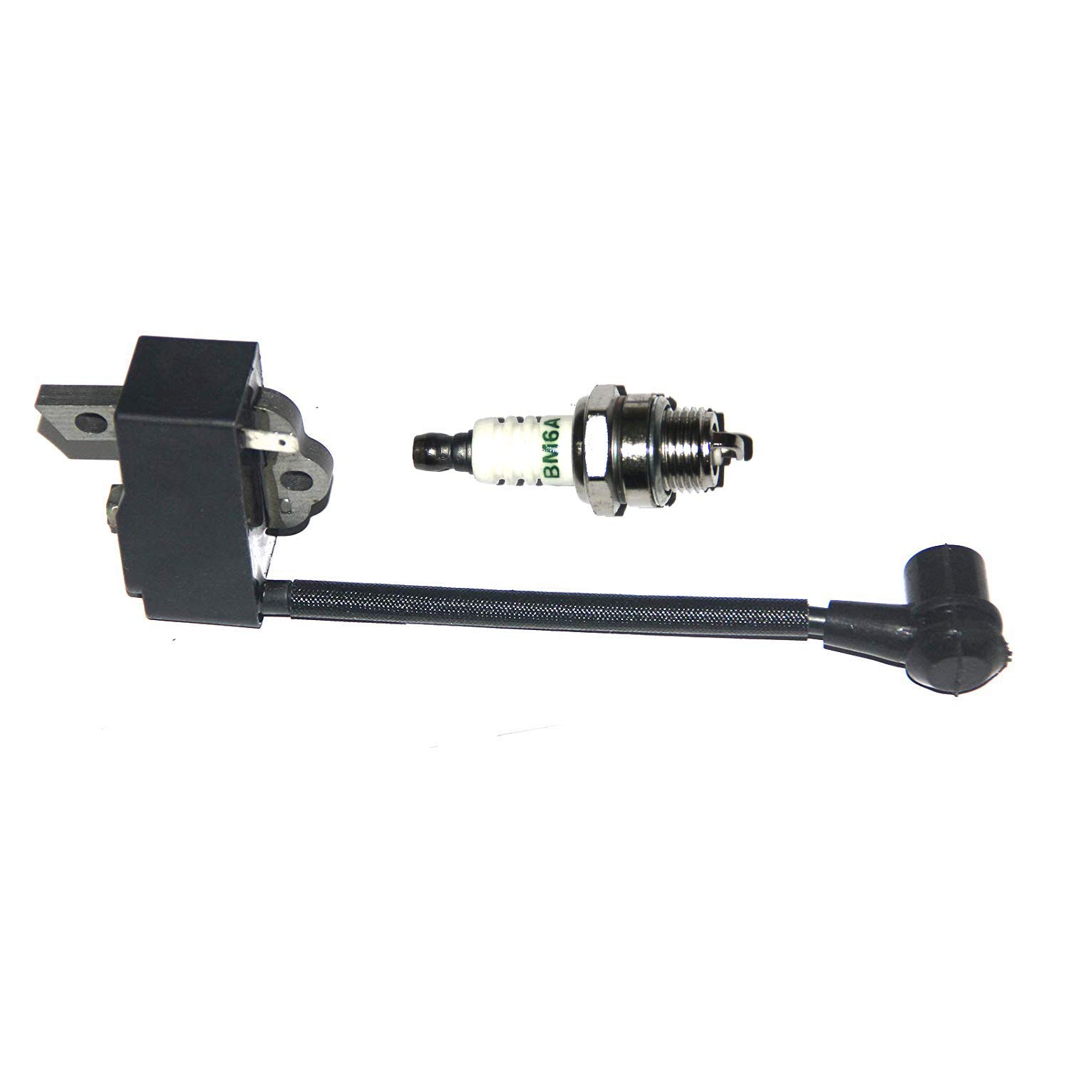 SeekPro Ignition Coil Module Spark Plug BM6A Compatible with Echo CS370 CS-370 CS-370F CS-400 CS-420ES CS-400F & Shindaiwa 402S - Replacement Part A411000264 15901010630 BPM7A - Perfect for Chainsaw Engine Repair and Maintenance
