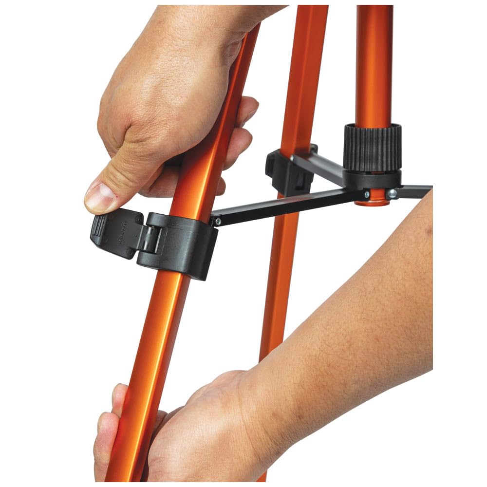 Klein Tools 69345 Flexible Aluminum Tripod with Mount - Lightweight & Adjustable for Laser Levels - Perfect for Construction, Surveying & DIY Projects