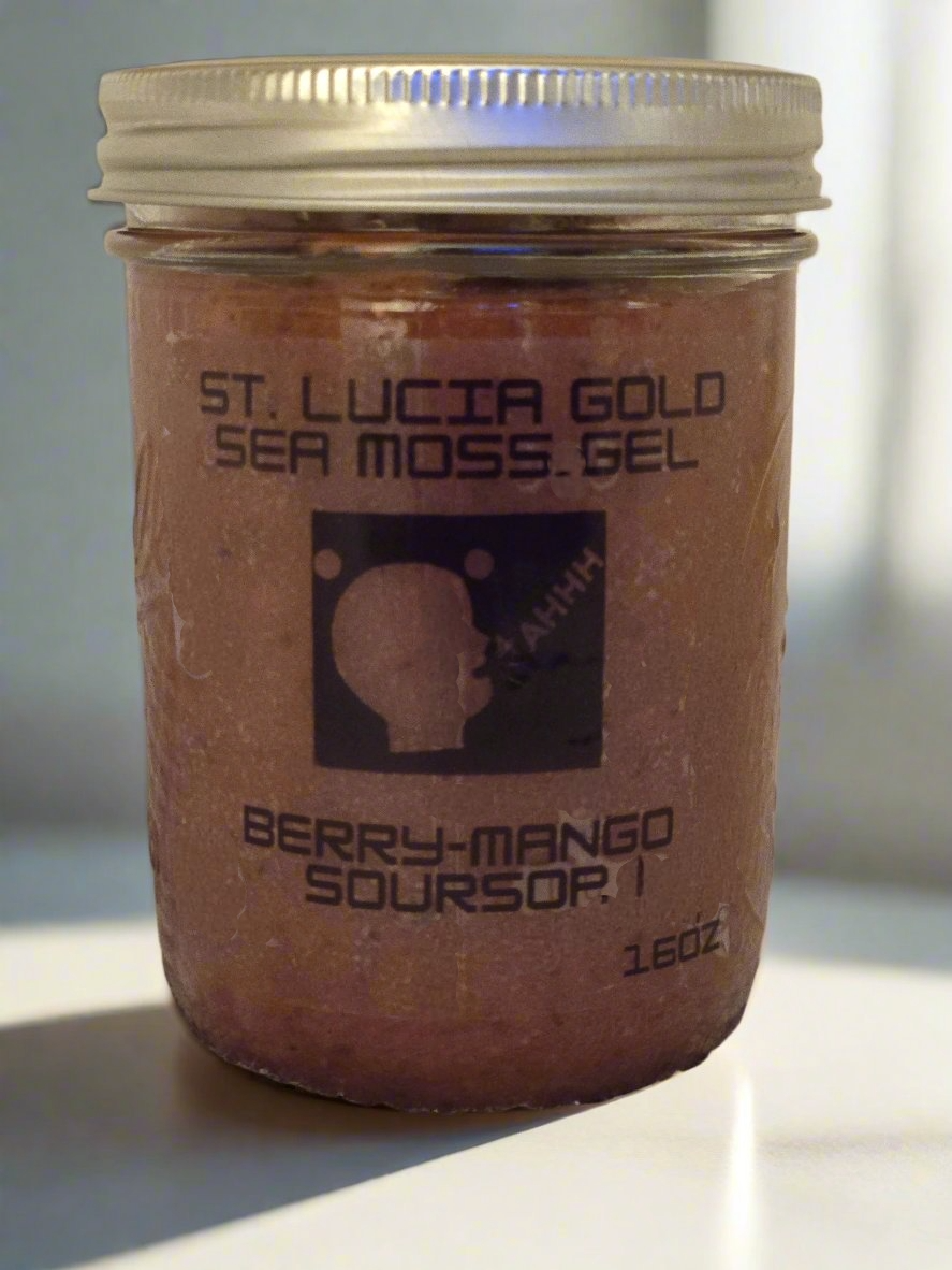 Organic St. Lucia Sea Moss Gel - 100% Natural Wildcrafted Irish Moss (16oz & 45oz Jars) - Immune Booster, Vegan Superfood for Smoothies, Skin Care & Digestion Support