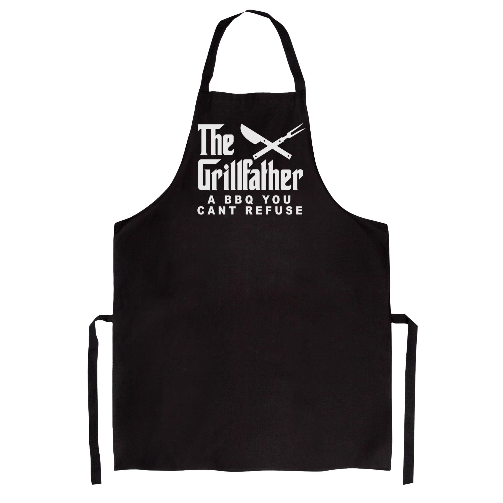 Men's BBQ Grill Socks & Apron Gift Set - Black - Perfect for Father's Day, Birthday & Grilling Enthusiasts