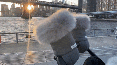 7AM Enfant Warmmuffs - Winter Baby Stroller Mittens, Fleece-Lined Hand Warmers for Infants & Toddlers - Perfect for Stroller Walks, Outdoor Play & Cold Weather Protection