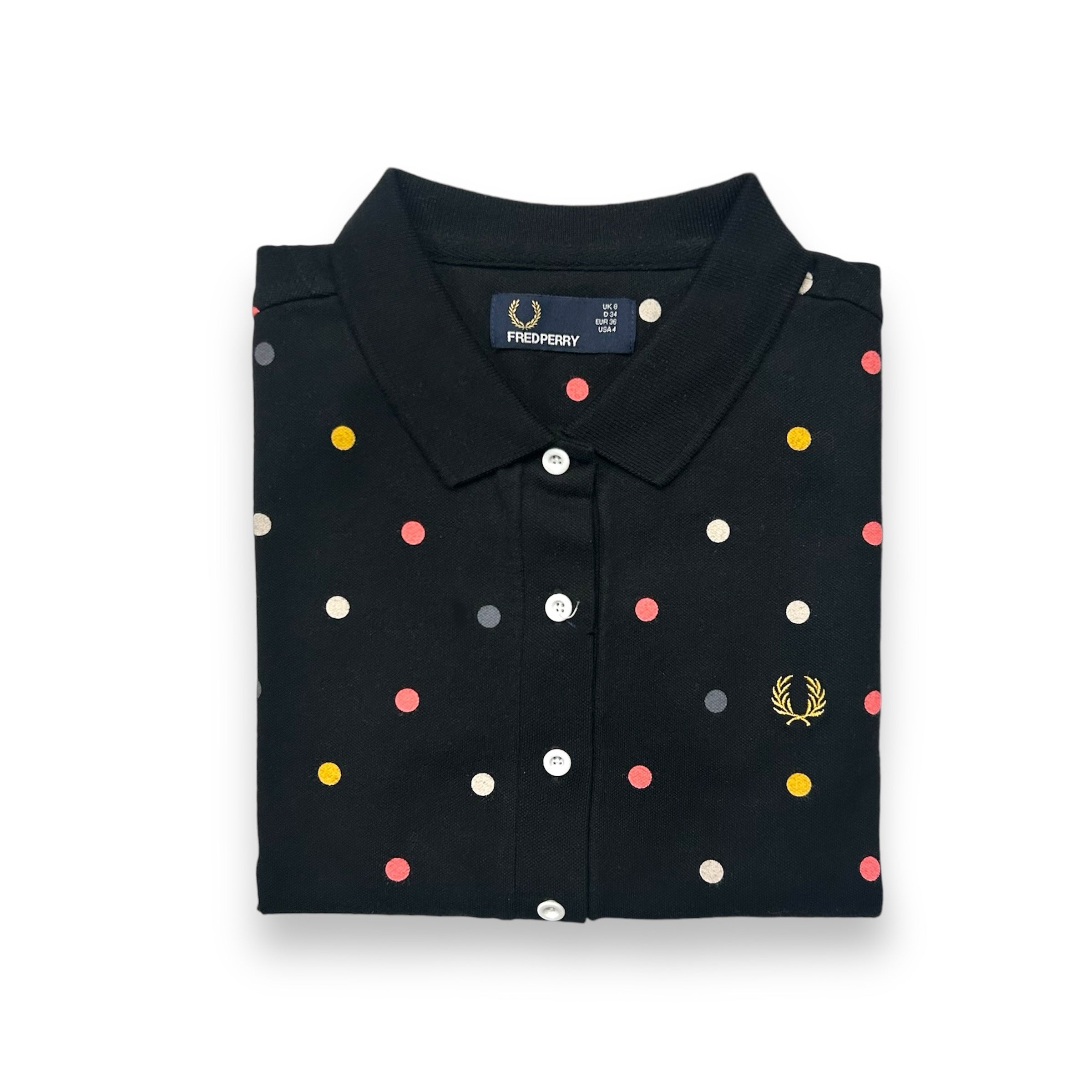 Fred Perry Women's Multi Dot Print Shirt - Stylish Casual & Office Wear for Ladies