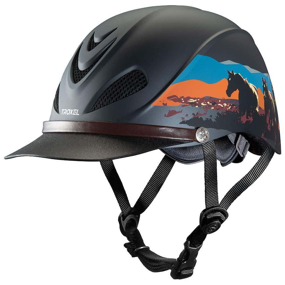 Troxel Dakota Trail Horse Riding Helmet - Lightweight Adjustable Equestrian Safety Helmet for Adults | Perfect for Trail Riding, Horseback Lessons & Outdoor Equestrian Activities