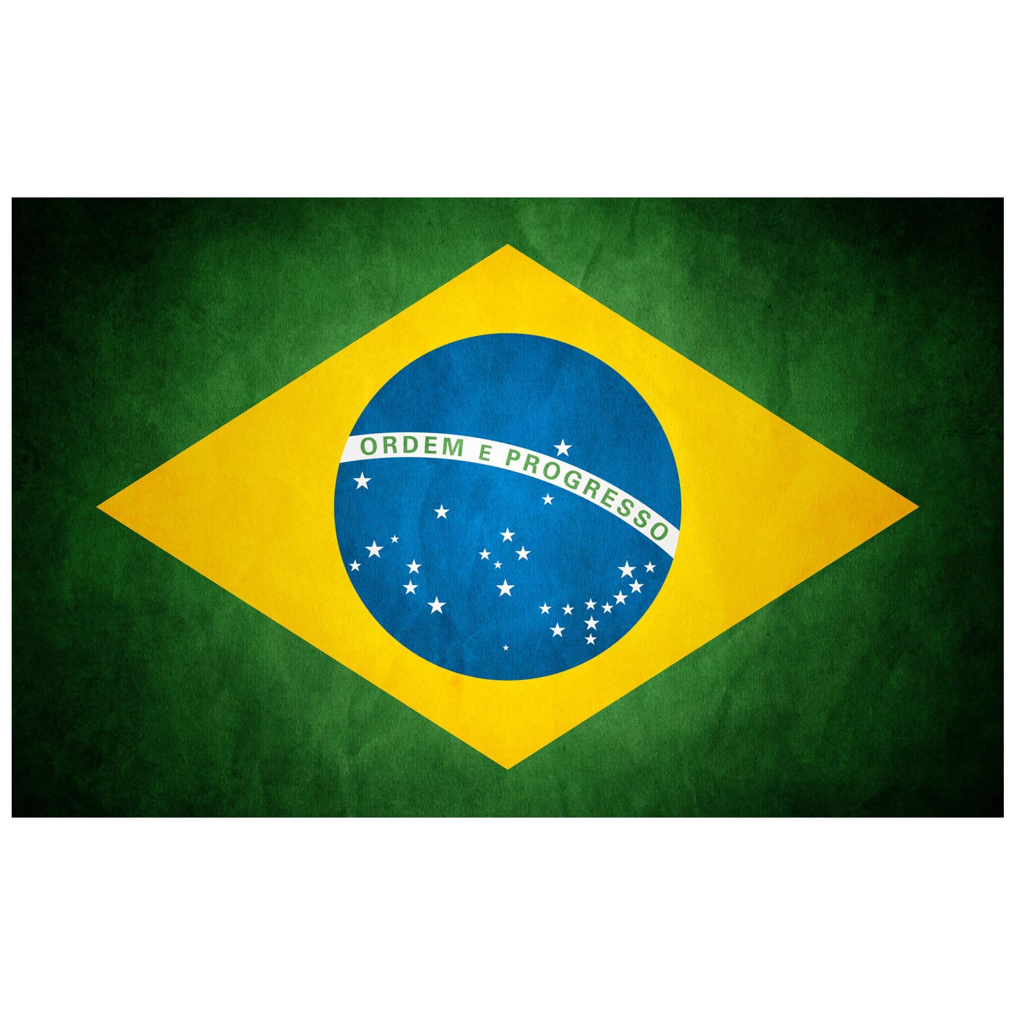 Brazilian Flag Sticker - 5x3 Inch Brazil Decal for Bumper, Laptop, Notebook & Phone - Patriotic Vinyl Decoration for Cars, Windows & Travel Accessories