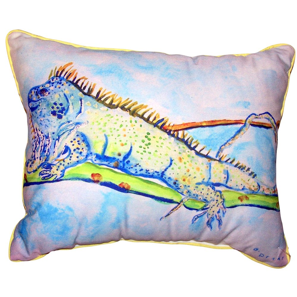 Betsy Drake HJ770 Decorative Throw Pillow 16x20 Inches - Soft Multi-Color Cushion for Sofa, Bed, Living Room & Home Decor
