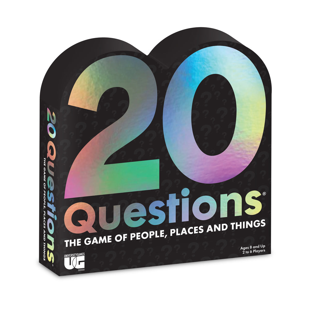 20 Questions Game - Fun Family Board Game for Kids & Adults | Guess People, Places & Things | Perfect for Parties, Travel & Family Game Nights