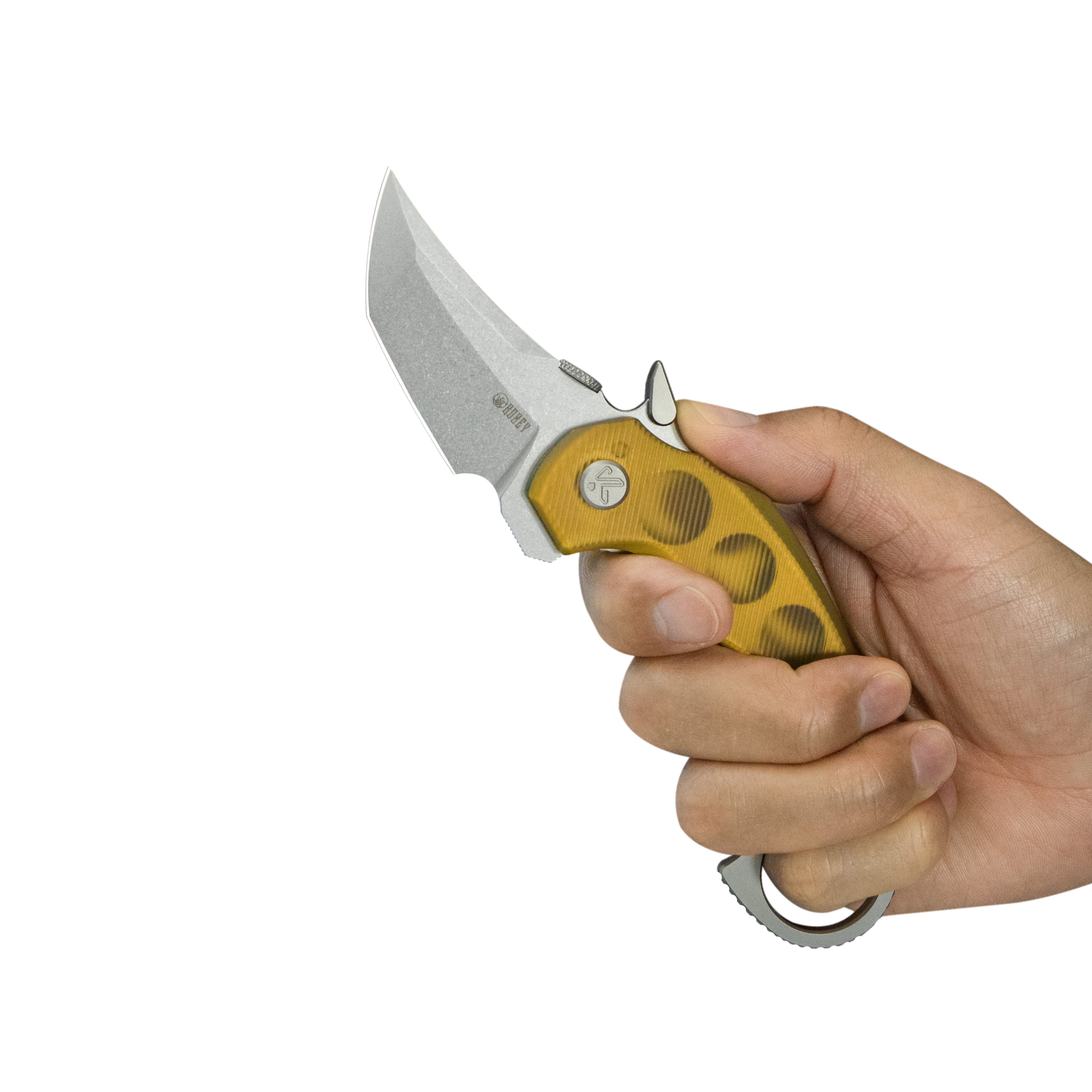 Kubey KU439C Tanto Karambit Folding Knife - 2.52