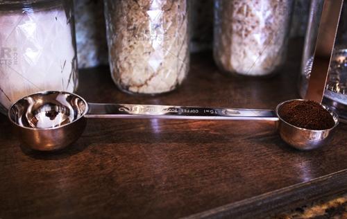 Premium Stainless Steel Espresso Scoop - Single & Double Dose Measuring Spoon for Perfect Coffee Brewing at Home or Café