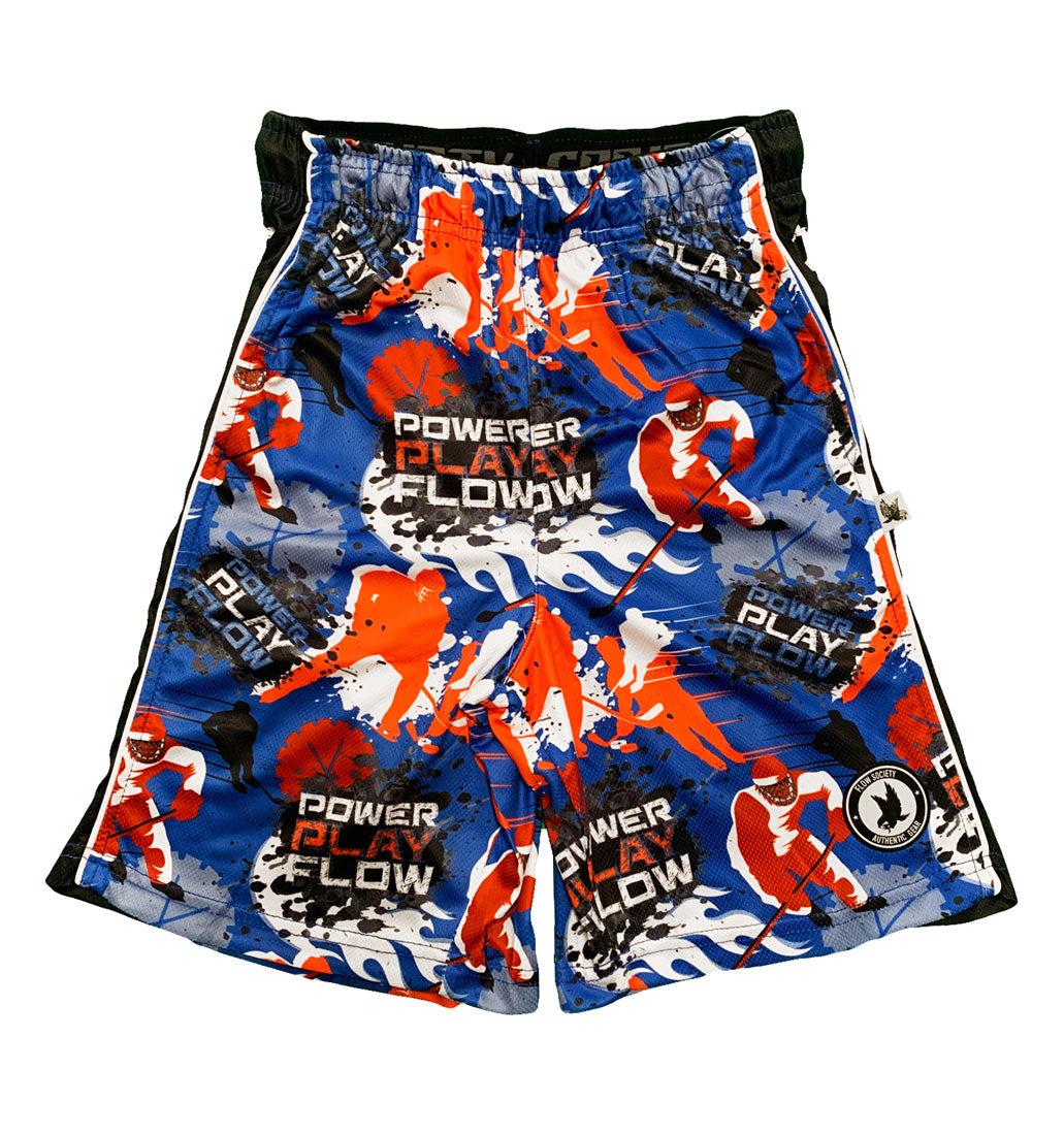 Men's Power Play Attack Shorts - Lightweight & Breathable Quick-Dry Workout Shorts for Running, Gym & Basketball | Perfect for Training & Sports Activities