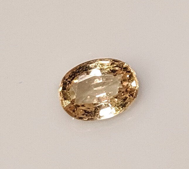 1.76ct Natural Medium Light Yellow Sapphire - 8x6mm Oval VS Loose Stone - September Birthstone for DIY Jewelry & Solitaire Rings - Perfect for Engagement Rings, Birthstone Jewelry & Gemstone Collections