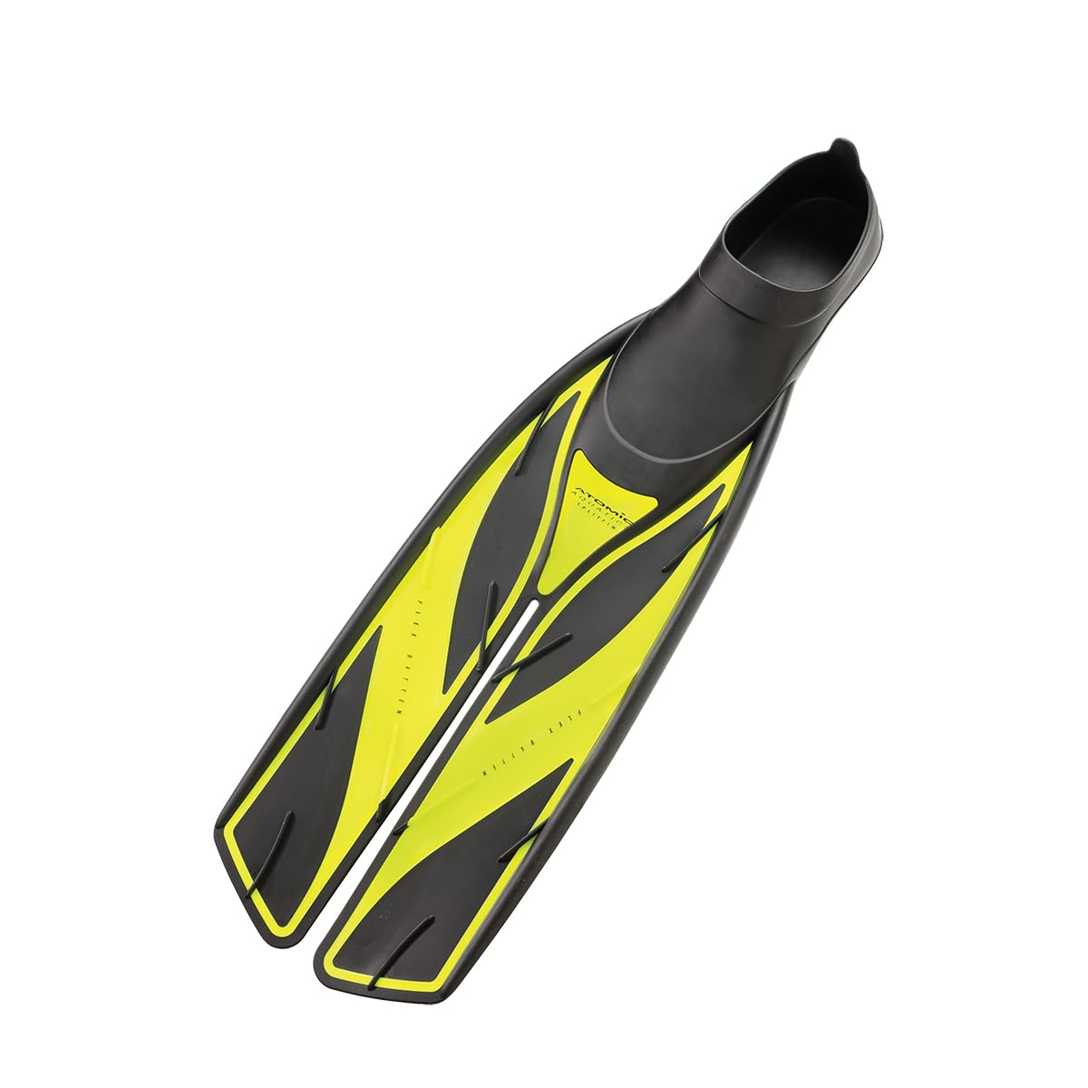 Atomic Full Foot Split Fins - High Energy Compound Scuba Diving Fins for Professional & Recreational Divers - Perfect for Ocean Exploration, Snorkeling & Underwater Photography