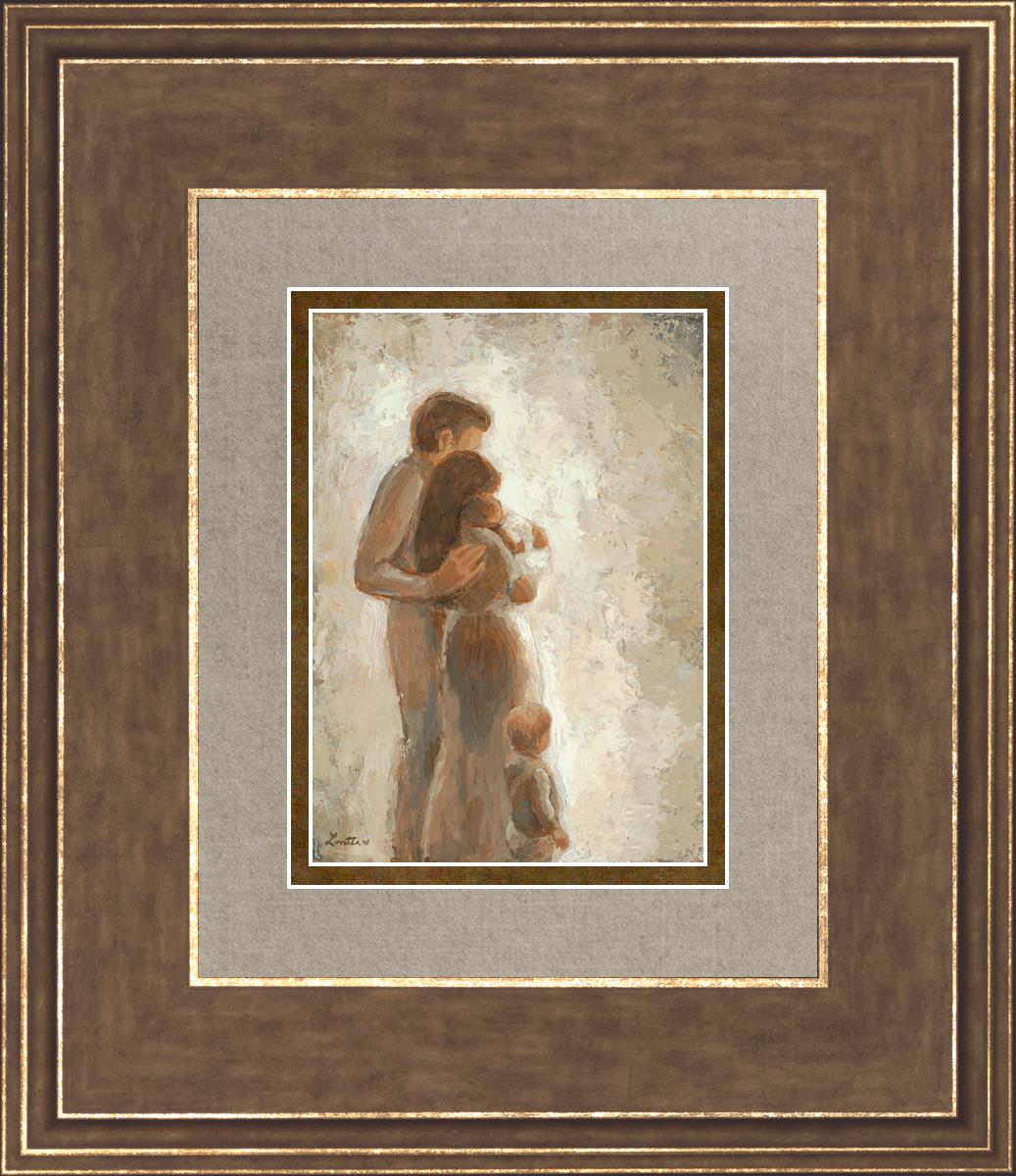 Family Looking Towards the Light - Inspirational Wall Art for Home Decor | Motivational Canvas Print for Living Room, Bedroom & Office | Perfect Gift for Family & Friends
