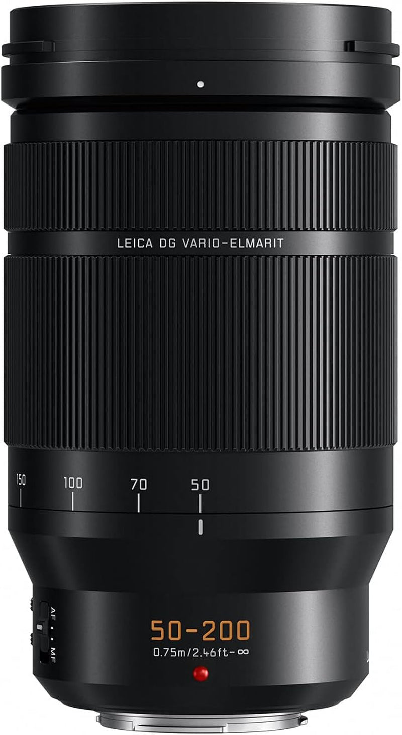 Panasonic Leica DG Vario-Elmarit 50-200mm f/2.8-4 ASPH. Power O.I.S. Telephoto Zoom Lens for Micro Four Thirds Cameras - Perfect for Wildlife, Sports & Portrait Photography