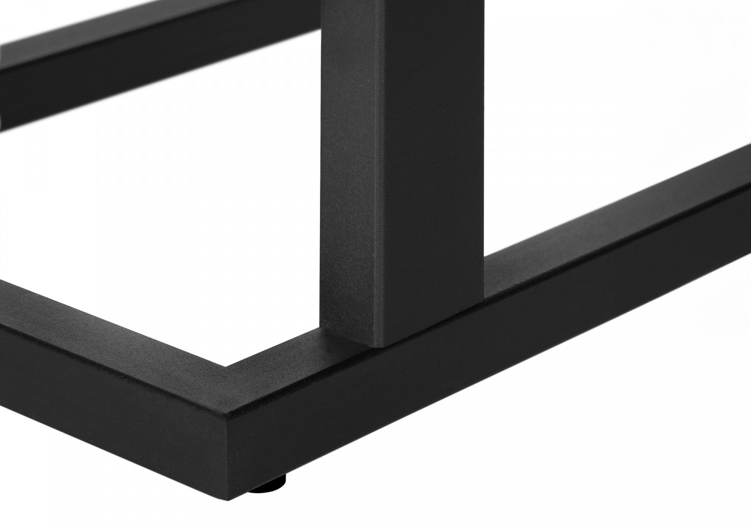 Brann Side Table - Modern Black End Table for Living Room, Bedroom, or Office - Small Accent Table with Sturdy Metal Frame & Wooden Top