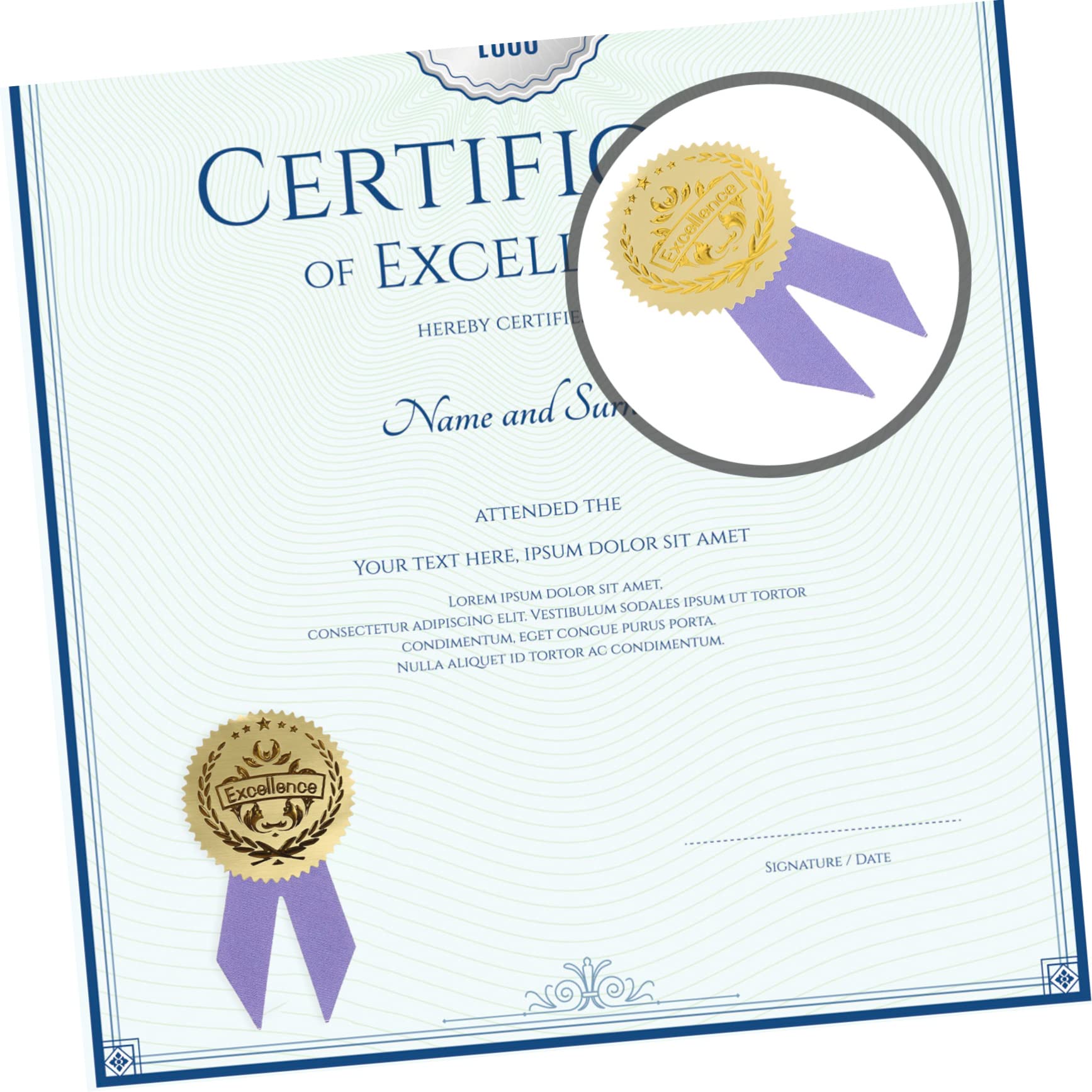 KICHOUSE Graduation Medals & Stickers - Sports Awards & Ribbons for Adults