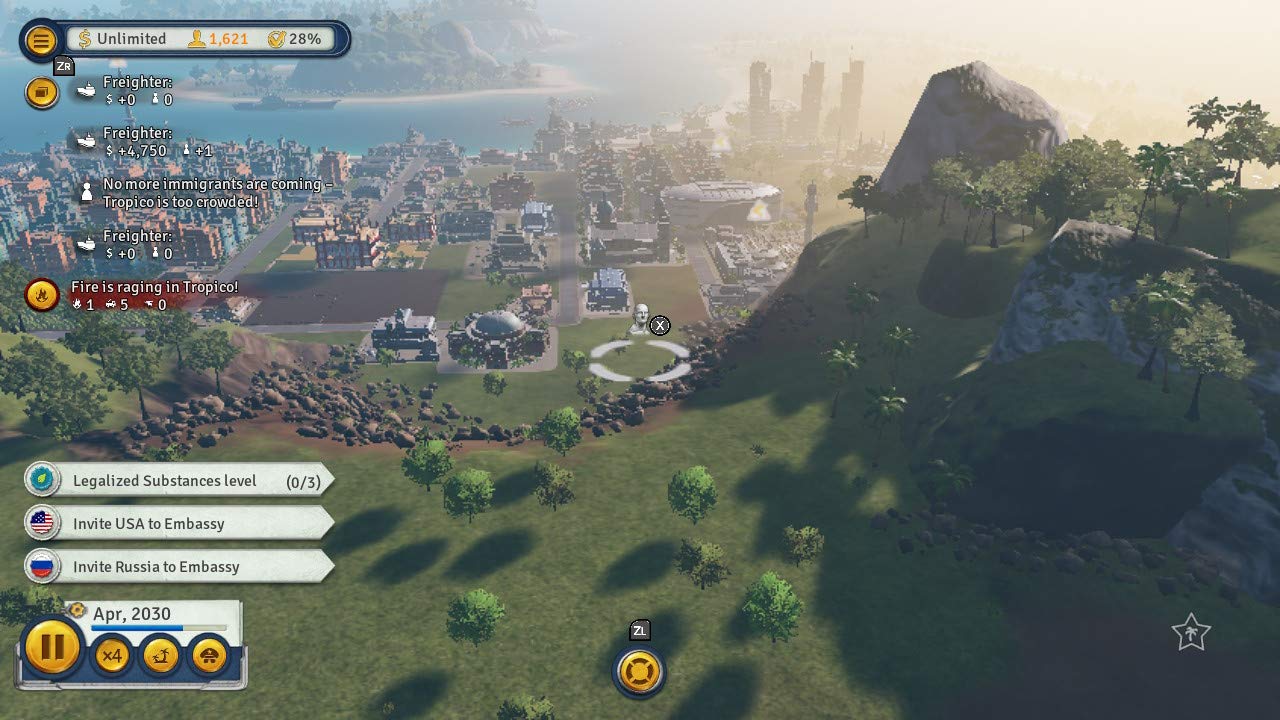 Tropico 6 - Nintendo Switch Game | Political Simulation & Strategy Building Game for Adults | Play Anytime on Your Switch Console at Home or Travel