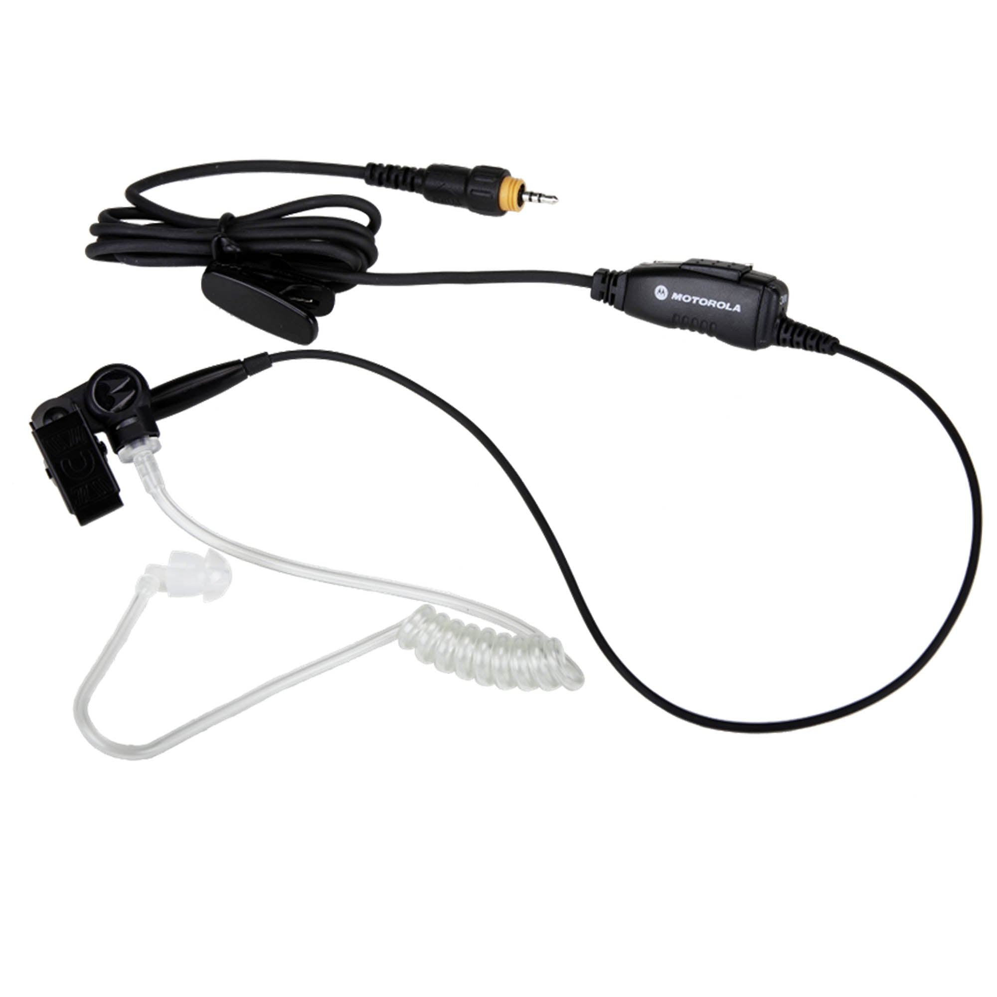 Motorola HKLN4487 Surveillance Headset - Noise Cancelling Two-Way Radio Earpiece for Security & Law Enforcement - Ideal for Police, Guards & Event Staff