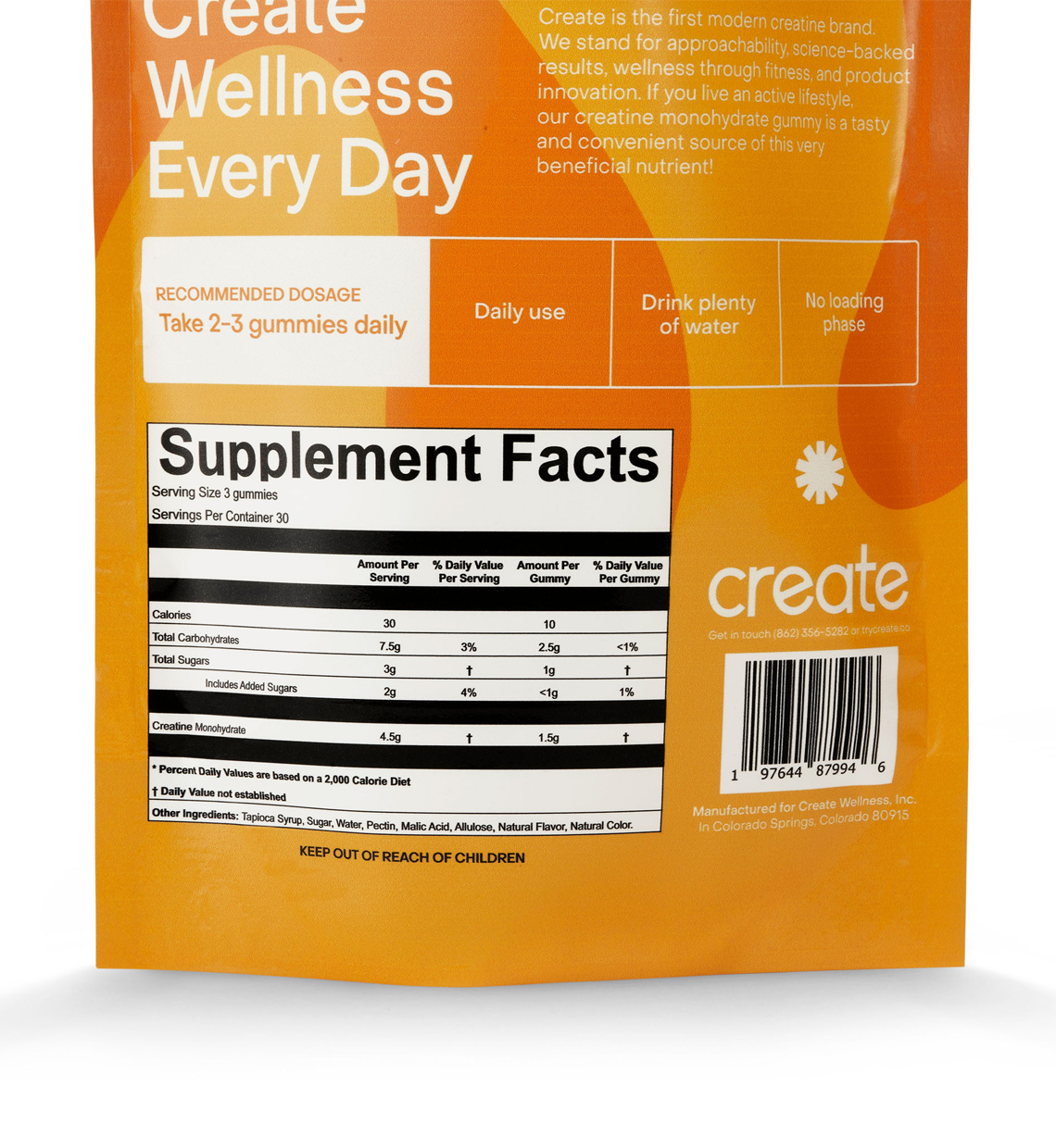 Best Creatine Monohydrate Gummies - 270 Count Muscle Recovery Supplement for Athletes & Fitness Enthusiasts - Pre/Post Workout, Strength Training & Bodybuilding Support