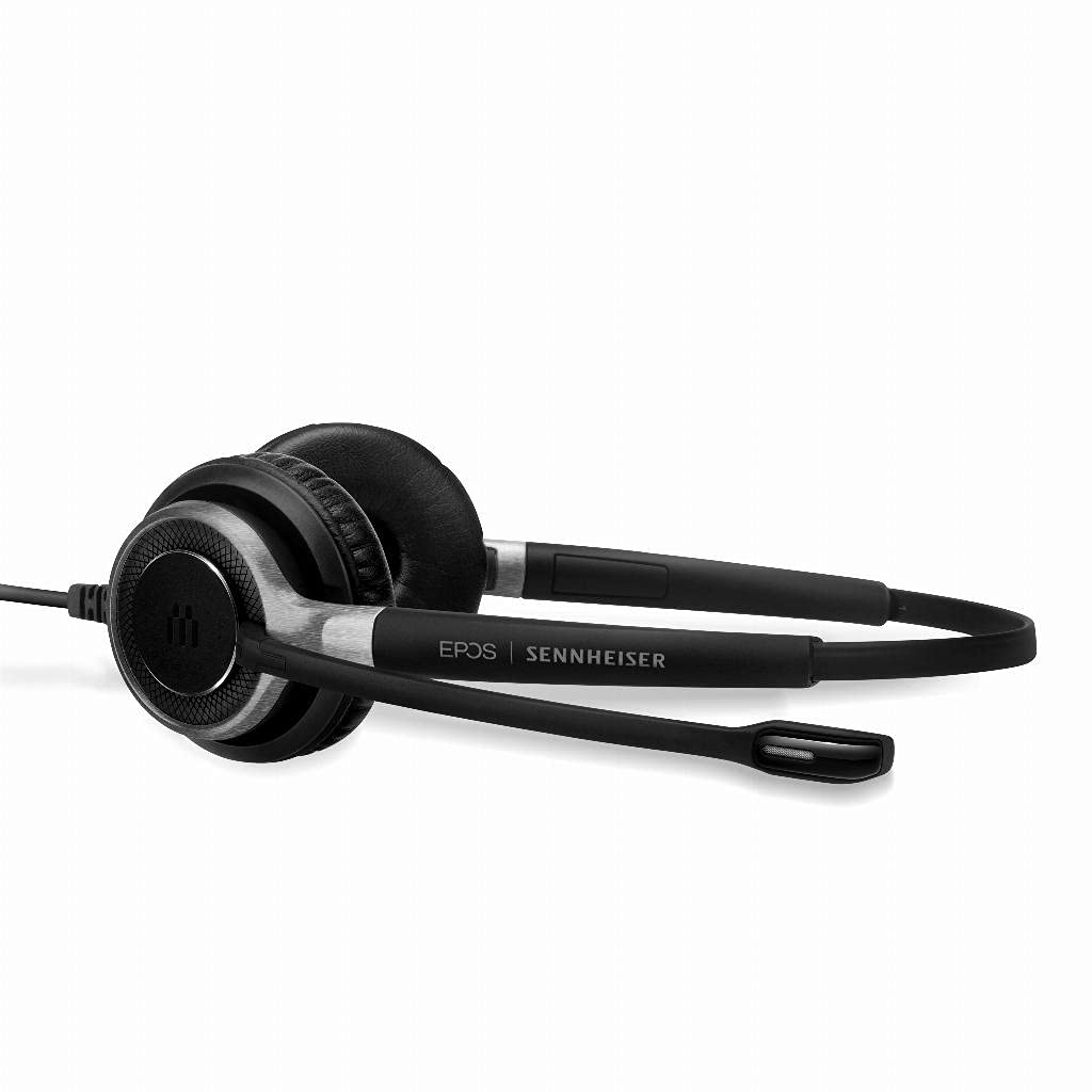 EPOS I Sennheiser IMPACT SC 665 USB-C Wired On-Ear Headset with 3.5mm Jack & USB-C Connectivity - Black & Silver - Perfect for Office Calls, Gaming & Remote Work
