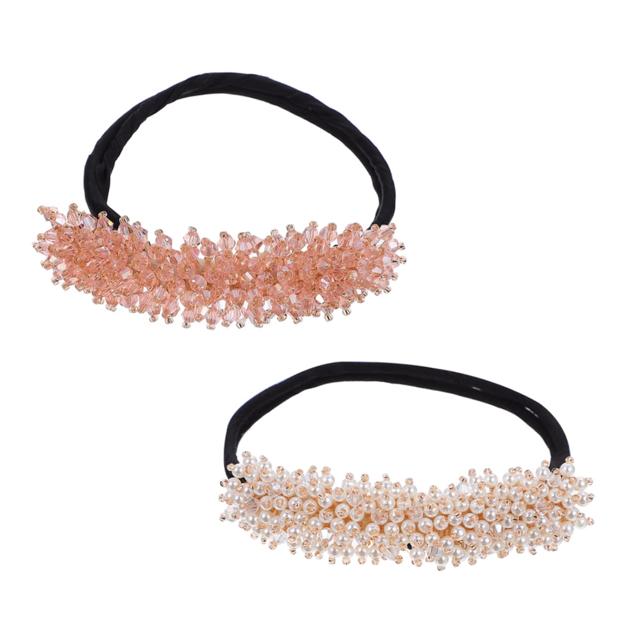 FOMIYES 2-Pack Elegant Hair Bun Maker Set - DIY Hair Accessories for Women, Perfect for Updos, Ponytails & Special Occasions