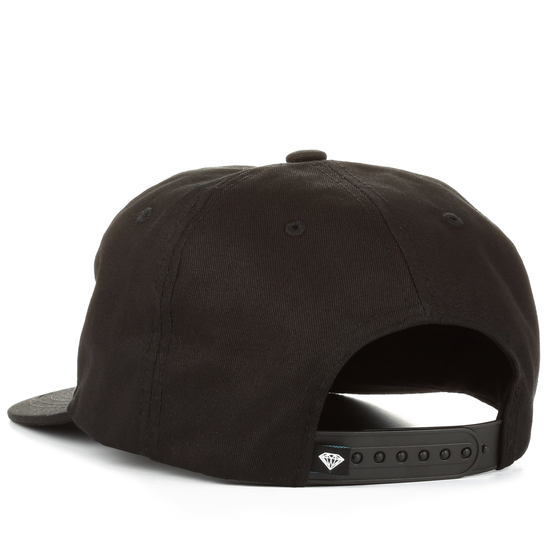 Diamond Futura Snapback Hat - Black Adjustable Baseball Cap for Men & Women | Perfect for Streetwear, Casual Outfits & Sports Events