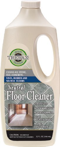 Trewax Unscented Floor Cleaner - 32 oz Liquid for Hardwood, Tile & Laminate Floors - Safe for Pets & Kids - Ideal for Homes, Offices & Schools