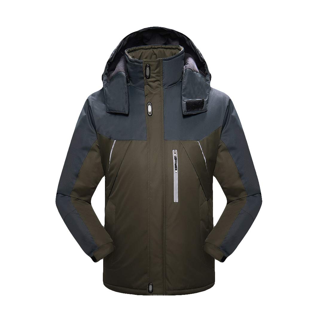 Men's Winter Ski Jacket - Waterproof Snowboard Jacket for Skiing & Snow Sports - Warm Insulated Coat for Cold Weather - Perfect for Ski Resorts & Outdoor Adventures
