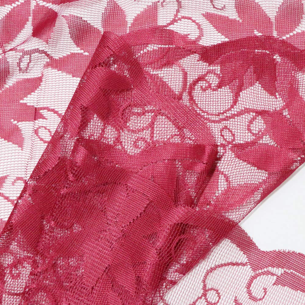 Elegant Red Lace Tablecloth 60